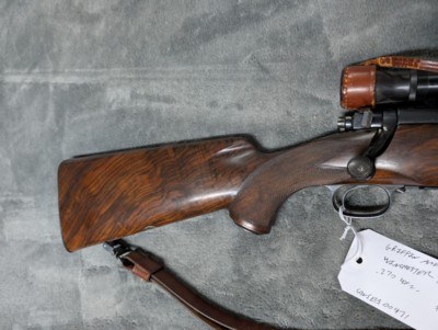 PRE WAR 1941 GRIFFIN & HOWE CUSTOM MODEL 70 IN .270 WIN IN EXCELLENT CONDITION, WITH LYMAN ALASKAN 2.5