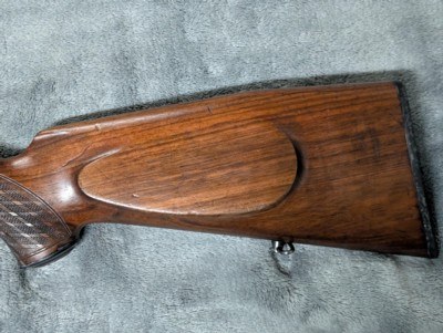 ANSCHUTZ 1432 IN .22 HORNET WITH DOUBLE SET TRIGGERS, 22