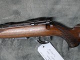 ANSCHUTZ 1432 IN .22 HORNET WITH DOUBLE SET TRIGGERS, 22