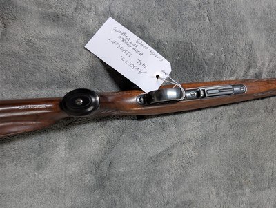 ANSCHUTZ 1432 IN .22 HORNET WITH DOUBLE SET TRIGGERS, 22