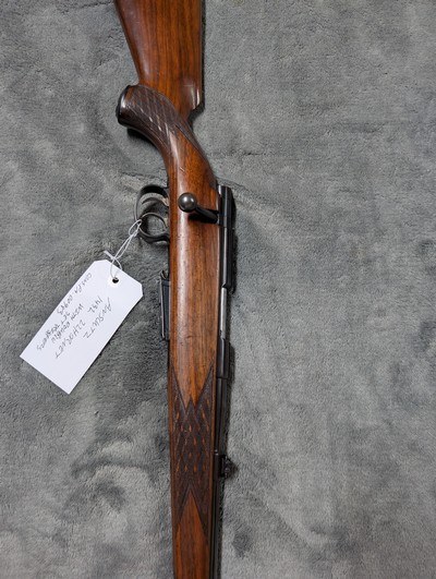 ANSCHUTZ 1432 IN .22 HORNET WITH DOUBLE SET TRIGGERS, 22