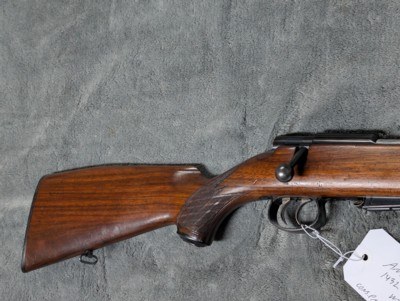 ANSCHUTZ 1432 IN .22 HORNET WITH DOUBLE SET TRIGGERS, 22