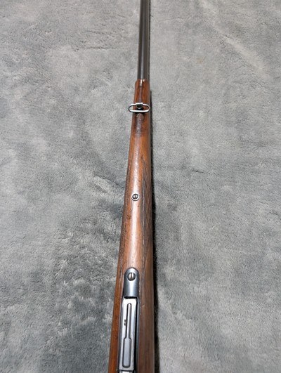ANSCHUTZ 1432 IN .22 HORNET WITH DOUBLE SET TRIGGERS, 22