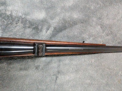 ANSCHUTZ 1432 IN .22 HORNET WITH DOUBLE SET TRIGGERS, 22