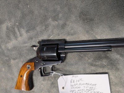 3 SCREW UNCONVERTED 1960 RUGER SUPER BLACKHAWK IN .44 MAGNUM WITH 7.5