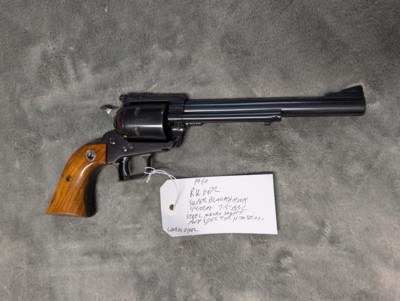 3 SCREW UNCONVERTED 1960 RUGER SUPER BLACKHAWK IN .44 MAGNUM WITH 7.5