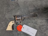 NICKEL COLT SINGLE ACTION ARMY IN .45 COLT WITH 4.75: BARREL IN EXCELLENT CONDITION, HAS POLYMER IVEX GRIPS - Image 20 of 20