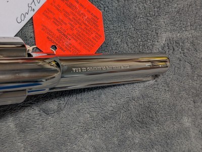 NICKEL COLT SINGLE ACTION ARMY IN .45 COLT WITH 4.75: BARREL IN EXCELLENT CONDITION, HAS POLYMER IVEX GRIPS - Image 11 of 20