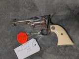 NICKEL COLT SINGLE ACTION ARMY IN .45 COLT WITH 4.75: BARREL IN EXCELLENT CONDITION, HAS POLYMER IVEX GRIPS - Image 6 of 20