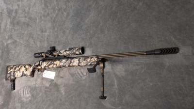 McMILLAN BROS BMG SINGLE SHOT .50 CAL BMG WITH CUSTOM CERACOAT FINISH, 30
