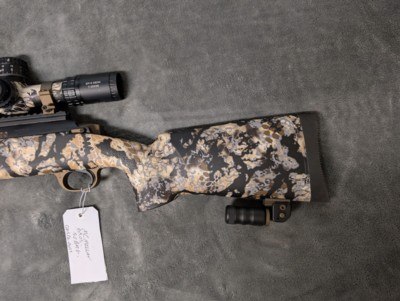 McMILLAN BROS BMG SINGLE SHOT .50 CAL BMG WITH CUSTOM CERACOAT FINISH, 30