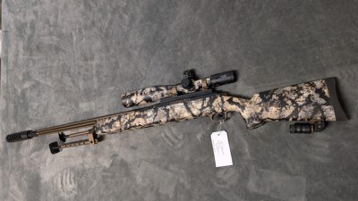 McMILLAN BROS BMG SINGLE SHOT .50 CAL BMG WITH CUSTOM CERACOAT FINISH, 30