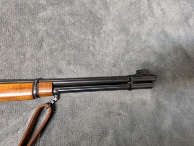 MARLIN 336 1870-1970 CENTENNIAL CHAMBERED IN .30-30 WIN IN GOOD TO VERY GOOD CONDITION, 20