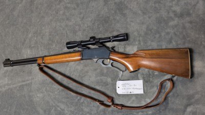 MARLIN 336 1870-1970 CENTENNIAL CHAMBERED IN .30-30 WIN IN GOOD TO VERY GOOD CONDITION, 20