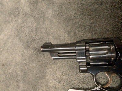 SMITH & WESSON38/44 HEAVY DUTY, PRE MODEL 20, .38 SPECIAL IN VERY GOOD TO EXCELLENT CONDITION WITH 4