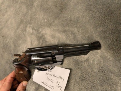 SMITH & WESSON38/44 HEAVY DUTY, PRE MODEL 20, .38 SPECIAL IN VERY GOOD TO EXCELLENT CONDITION WITH 4
