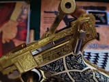 Very RARE Hermann Goering's Po8 Luger Pistol-Gold Plated Display - 2 of 15