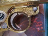 Very RARE Hermann Goering's Po8 Luger Pistol-Gold Plated Display - 14 of 15