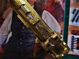 Very RARE Hermann Goering's Po8 Luger Pistol-Gold Plated Display - 8 of 15