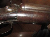 England-1890's WM.MOORE &Co. 12ga. Hammer Double-NO FFL - 2 of 9