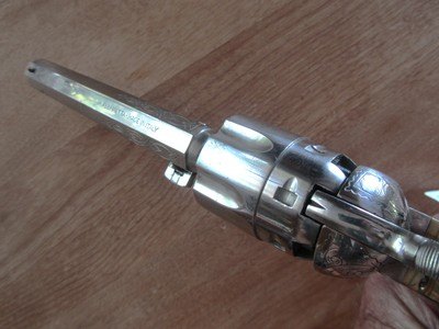 Pietta 44cal. Sheriffs model-Engraved-NO FFL-1 owner - Image 3 of 8