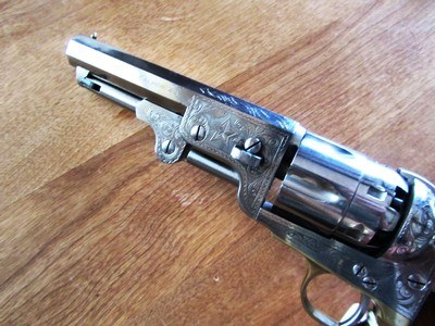 Pietta 44cal. Sheriffs model-Engraved-NO FFL-1 owner - Image 4 of 8