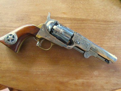 Pietta 44cal. Sheriffs model-Engraved-NO FFL-1 owner - Image 1 of 8