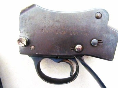 W.GREENER 12ga. GP-not Police. Parts gun-NICE all matching too..! - Image 9 of 15