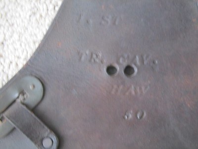 Scarce-Fine Condition US Cavalry Leather Saddle Bags - Image 2 of 5