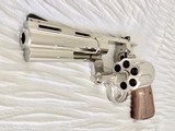 Colt Python .357 Magnum 4" Barrel, Bright Nickel Plated, Exquisite! - 6 of 13