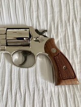 Smith and Wesson Model 13-2 Military and Police, .357 Magnum, Nickel, 4" Barrel, Square Butt - 7 of 14