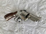 Smith and Wesson Model 19-4, .357 Magnum, Pristine Nickel Finish, 2 1/2" Barrel, Box and Papers, Lettered - 4 of 13
