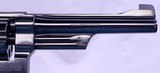 Smith and Wesson Model 27-2, 357 Magnum, 6" Barrel, Blue, Immaculate Condition, Full Target, All Original - 8 of 12