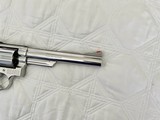 Smith & Wesson Model 66-1 Combat Magnum .357 Mag, Polished Stainless Steel, Gorgeous with 6 inch Barrel - 6 of 15