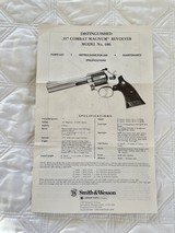 Smith and Wesson Model 686-4, .357 Revolver, Rare 4 Inch Barrel Round Butt, High Polish, Looks New! - 10 of 10