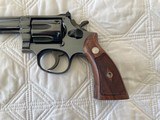 Smith and Wesson Model 17-2, 1968 K-22 Masterpiece, .22 Cal., 6 in. Barrel, High Gloss Blued, Immaculate, Box and Papers - 9 of 14