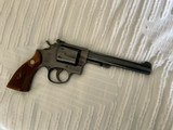 Smith &Wesson .22 LR Revolver, Model Pre-17, K-22 Masterpiece. 6 inch barrel. All original numbers match. Like new. - 2 of 12