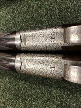 Pair of David McKay Brown Round body Over & Under 12 bore shotgun - 4 of 5