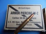 2 Boxes (40 rds) M-2 Armore Piercing 30-06 - 1 of 3