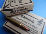 2 Boxes (40 rds) M-2 Armore Piercing 30-06 - 2 of 3