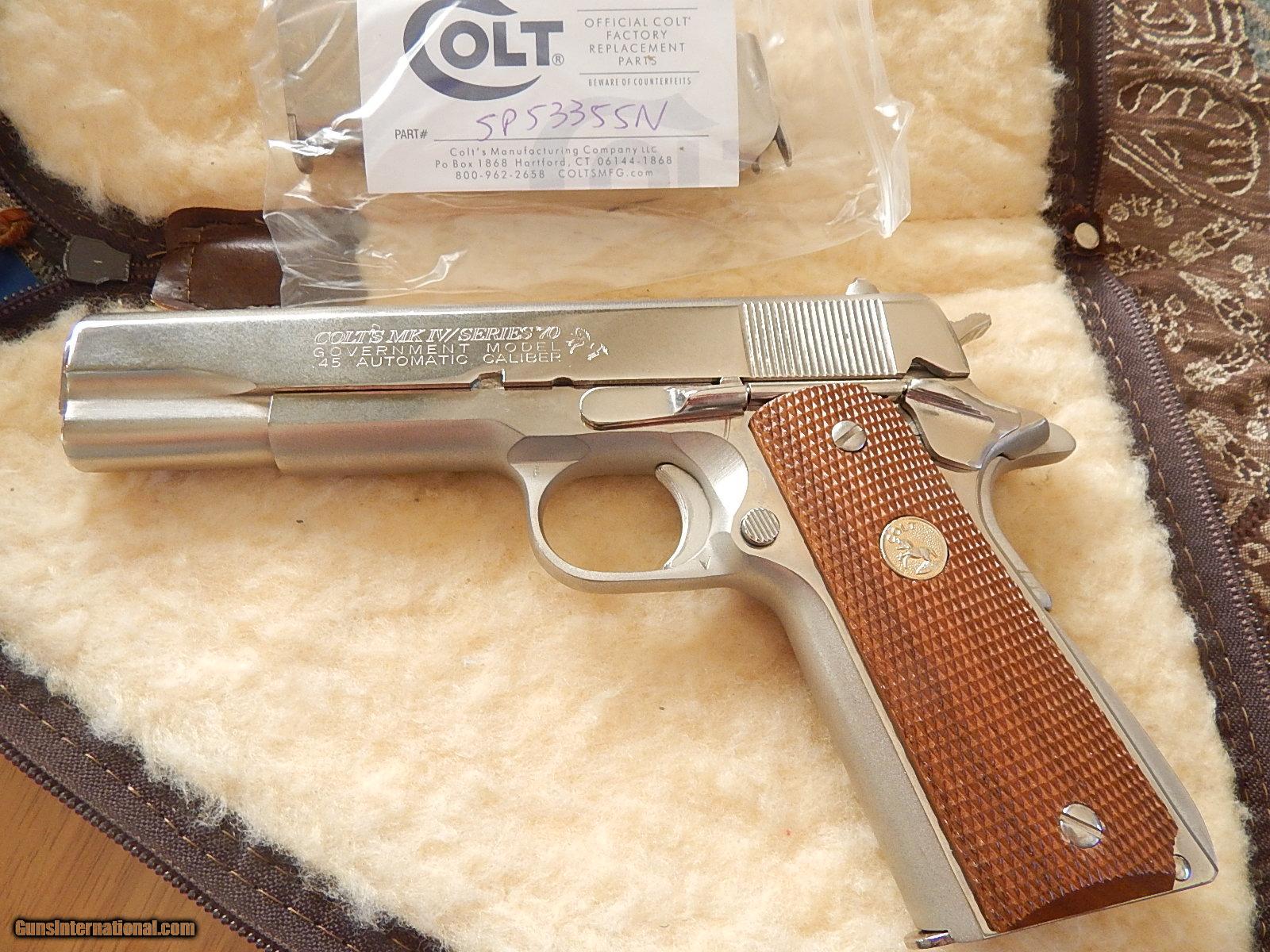 Colt MK IV Series 70 stainless
