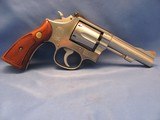 SMITH & WESSON 38SP STAINLESS STEEL MODEL 67-1 DOUBLE ACTION 6-SHOT 4” PIN BARREL REVOLVER - 1 of 20