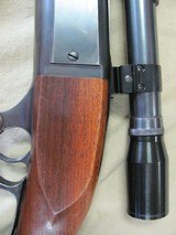 SAVAGE MODEL 99 LEVER ACTION RIFLE 300-SAVAGE CALIBER MANUFACTURED IN 1953 WITH ERA CORRECT HAWK J.UNERTL 4X SCOPE - 13 of 22