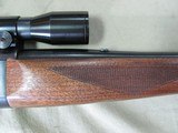 SAVAGE MODEL 99 LEVER ACTION RIFLE 300-SAVAGE CALIBER MANUFACTURED IN 1953 WITH ERA CORRECT HAWK J.UNERTL 4X SCOPE - 4 of 22