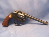COLT POLICE POSITIVE 22 W.R.F. CALIBER DOUBLE ACTION SIX SHOT 6” REVOLVER - 1 of 23