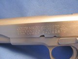 COLT MK IV, SERIES 70, GOVERNMENT MODEL, 9MM, 1911 STYLE STAINLESS STEEL PISTOL - 5 of 19