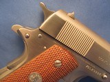 COLT MK IV, SERIES 70, GOVERNMENT MODEL, 9MM, 1911 STYLE STAINLESS STEEL PISTOL - 9 of 19