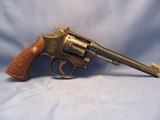SMITH&WESSON DOUBLE ACTION 22LR PRE-17 K22 DOUBLE ACTION REVOLVER WITH BRASS ADJUSTABLE SIGHTS - 1 of 25