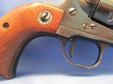 1970 NON CONVERTED, FLAT TOP, 3 SCREW, PRE-WARNING, RUGER, SINGLE SIX, CONVERTIBLE 22LR-22MAG, SIX SHOT REVOLVER - 4 of 21
