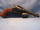 1970 NON CONVERTED, FLAT TOP, 3 SCREW, PRE-WARNING, RUGER, SINGLE SIX, CONVERTIBLE 22LR-22MAG, SIX SHOT REVOLVER - 1 of 21